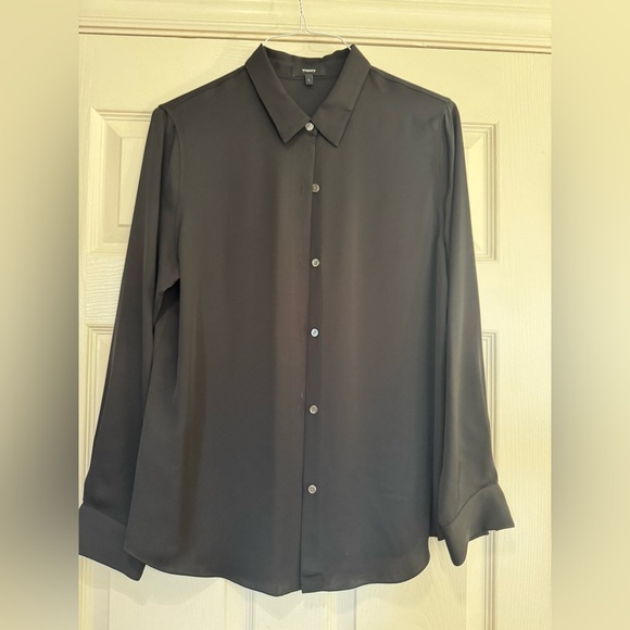 Theory 💯 Silk Blouse NWOT - Picture 2 of 6
